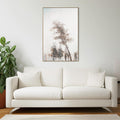 Serenades of Fall And Hand Painted Canvas Hand Painted Gold Floater Frame Wall Art