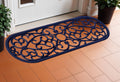 10'' X 30'' Black Rubber Outdoor Door Mat