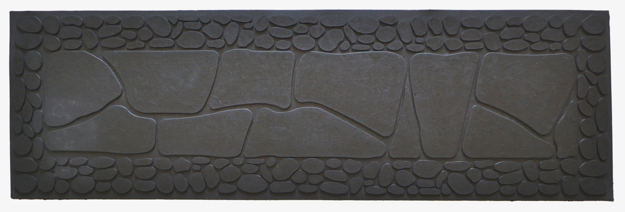 10'' X 33'' Black Rubber Outdoor Door Mat
