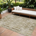 9' X 12' Beige Ivory And Tan Moroccan Washable Indoor Outdoor Area Rug