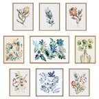 Sylvie Greenery Vase Framed Canvas by Sara Berrenson