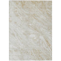 10' X 14' Ivory Beige And Tan Abstract Washable Indoor Outdoor Area Rug