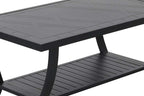 Jarvis 2-Piece Aluminum Sofa Set with Coffee Table