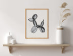Gallery Black Bubble Balloon Dog Animal Print by The Creative Bunch Studio