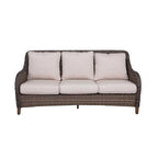 Mitchell 4-Piece Wicker Sofa Set with Swivel Rocking Chairs