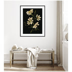Framed Art Moody Floral 4 by Annie Quigley
