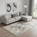 8 X 10 Gray Abstract Area Rug