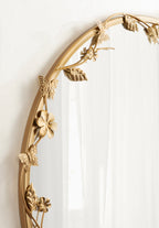 Rosella Floral Wall Mirror Metal