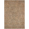 3' X 5' Terra Cotta And Copper Southwestern Washable Indoor Outdoor Area Rug