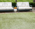 10' X 14' Sage And Green Abstract Washable Indoor Outdoor Area Rug