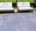 10' X 14' Lavender Purple And Lilac Abstract Washable Indoor Outdoor Area Rug