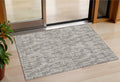 3' X 5' Taupe And Beige Tribal Washable Indoor Outdoor Area Rug