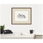 Orange Basket by Gabrielly Guedes Framed Wall Art Print