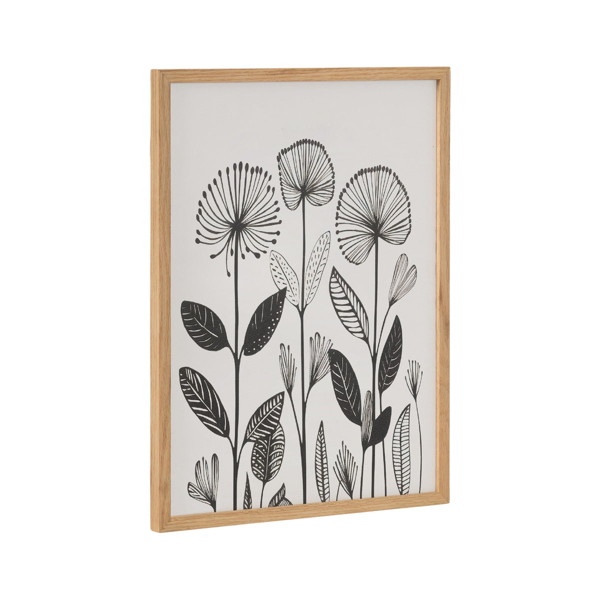 Gallery Simple Modern Linocut Botanicals Print by The Creative Bunch Studio