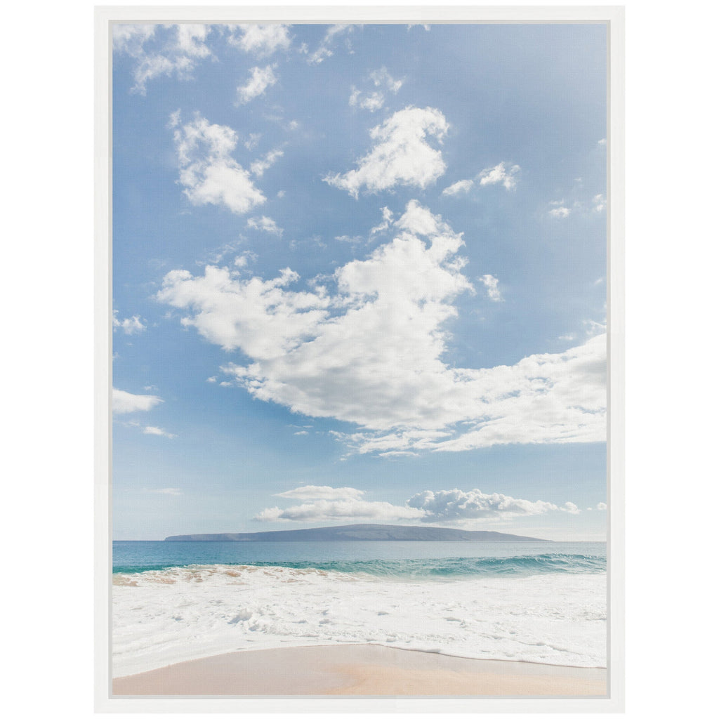 Sylvie Beach Framed Canvas by Alicia Abla