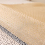 Non-Slip Couch Cover with Gold Trim, Sofa Slipcover for Sectional & Loveseat