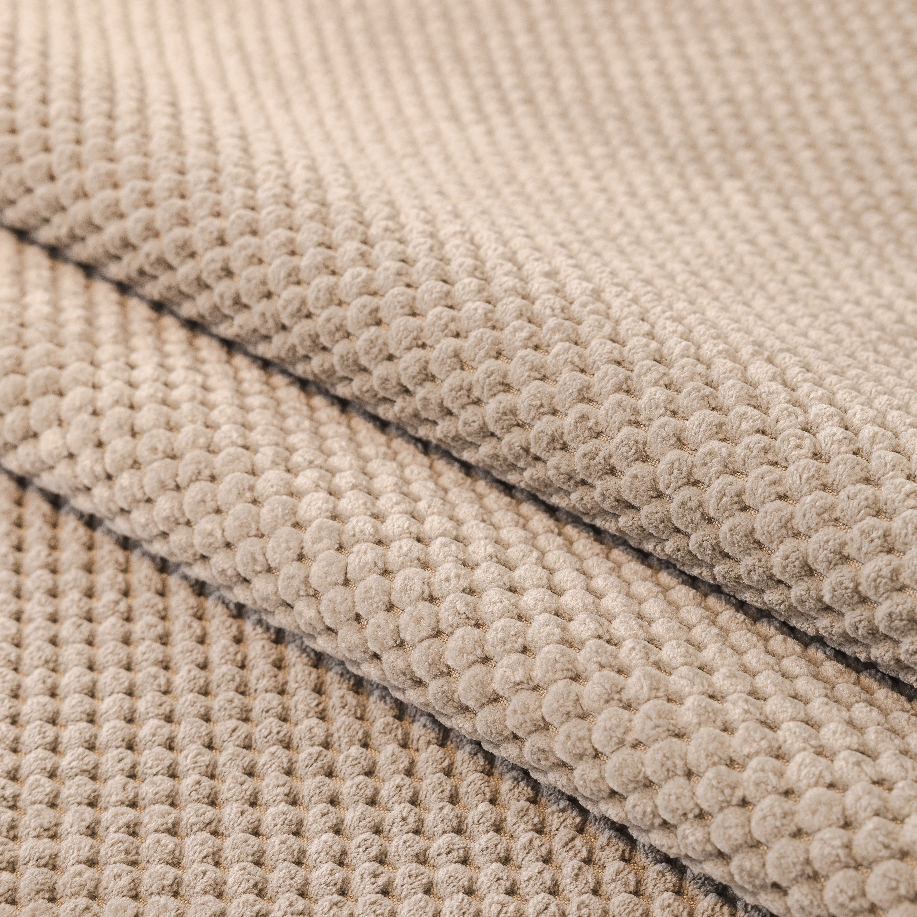 Washable Sofa Throw Pad, Non-Slip Sofa Mat Cozy Couch Slipcover with Soft Furry Trim