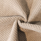 Washable Sofa Throw Pad, Non-Slip Sofa Mat Cozy Couch Slipcover with Soft Furry Trim