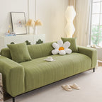 High Stretch Herringbone Textured Slipcover for Standard & L-Shaped Sectional Couches