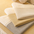 Washable Sofa Throw Pad, Non-Slip Sofa Mat Cozy Couch Slipcover with Soft Furry Trim