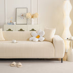 High Stretch Herringbone Textured Slipcover for Standard & L-Shaped Sectional Couches
