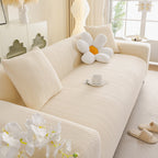 High Stretch Herringbone Textured Slipcover for Standard & L-Shaped Sectional Couches
