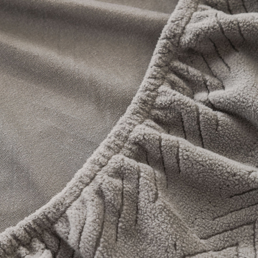High Stretch Herringbone Textured Slipcover for Standard & L-Shaped Sectional Couches