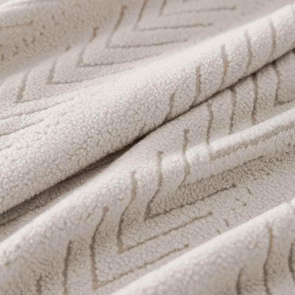 High Stretch Herringbone Textured Slipcover for Standard & L-Shaped Sectional Couches