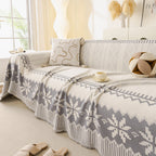 Thick Jacquard Couch Cover for Sectional Sofas, Cozy Washable Sofa Cover Throw Blanket