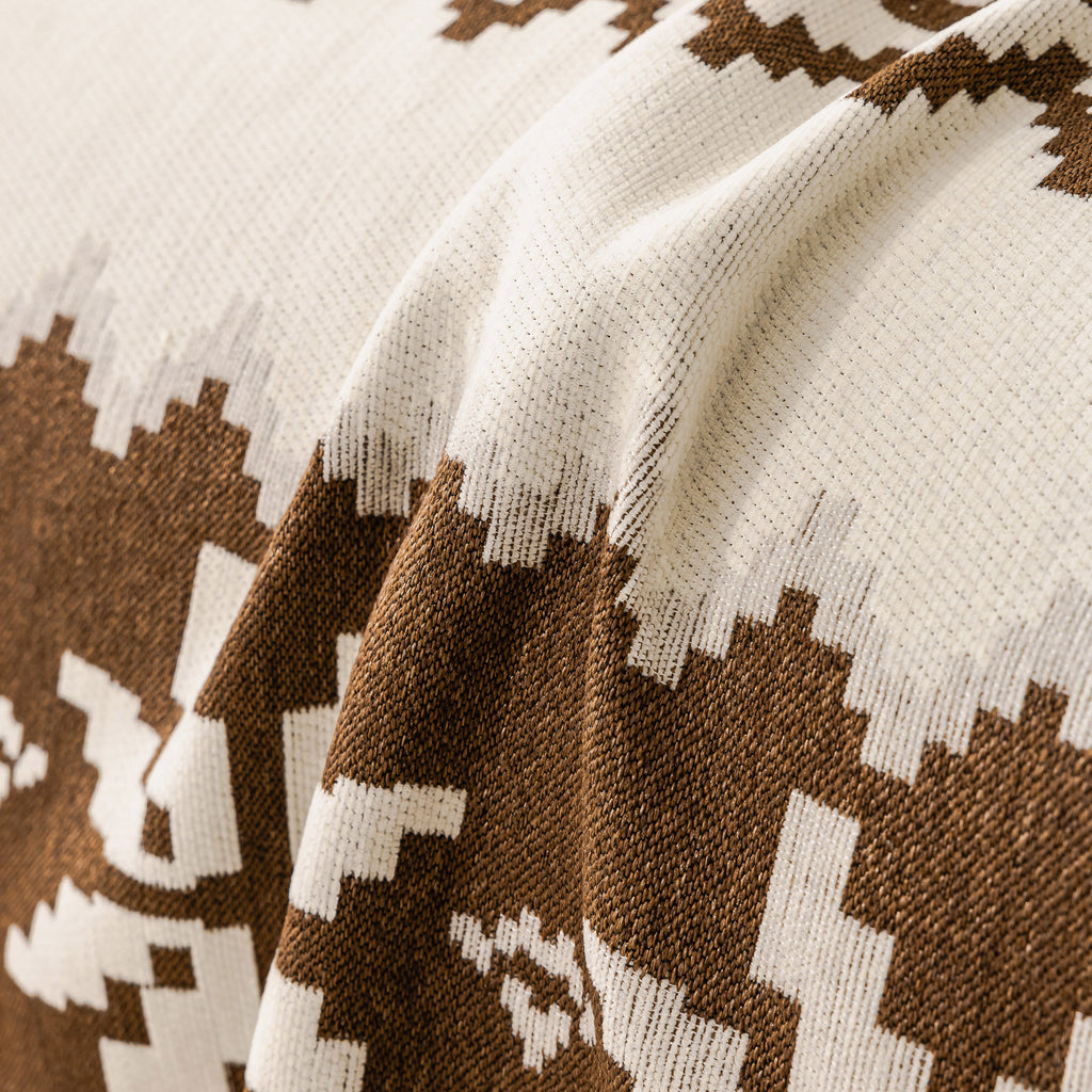 Thick Jacquard Couch Cover for Sectional Sofas, Cozy Washable Sofa Cover Throw Blanket