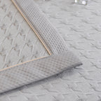 Houndstooth Ice Silk Breathable Sofa Cover, Modern Non-Slip Summer Couch Protector