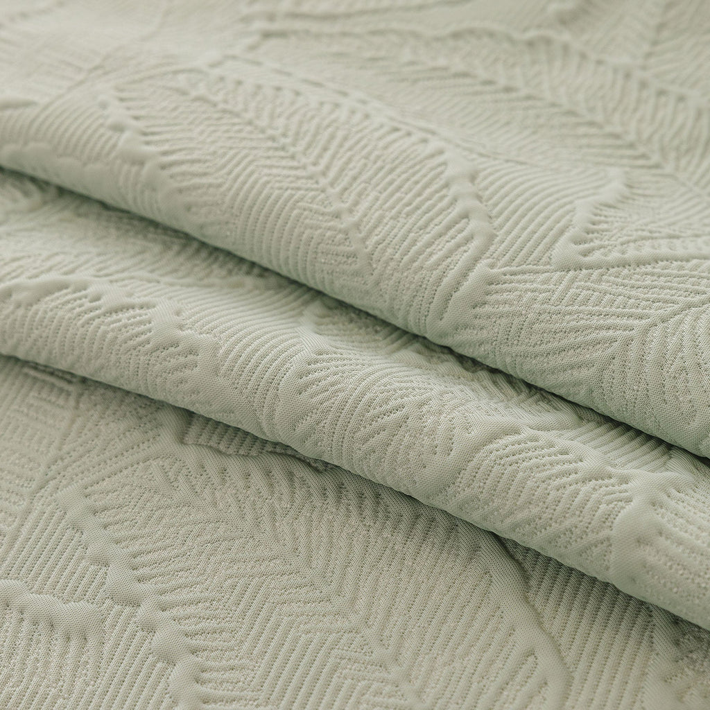Durable Cooling Couch Cover for Dogs Textured Chic Leaf Summer Throw Cover Blanket