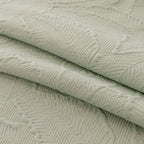 Durable Cooling Couch Cover for Dogs Textured Chic Leaf Summer Throw Cover Blanket
