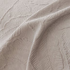 Durable Cooling Couch Cover for Dogs Textured Chic Leaf Summer Throw Cover Blanket