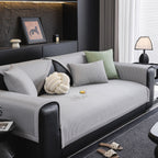 Non-Slip Cooling Breathable Couch Protector Towel, Lightweight Slipcover for Sofas