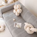 Modern 3D Water Ripple Sofa Cover, Non-Shedding Cream Style Furniture Protector Throw