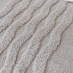 Modern 3D Water Ripple Sofa Cover, Non-Shedding Cream Style Furniture Protector Throw