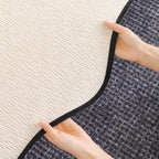 Chenille Couch Cover with Scalloped Edge, Non-Slip Modular Slipcover Sectional
