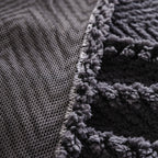 Thick Plush Sofa Cover Throw for Couch, 3D Textured Herringbone Washable Slipcover