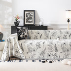 Chenille Giverny Couch Cover, Cozy Blankets for Sofa and Couch, Slip Covers for Couch Sectional