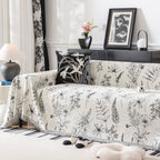 Chenille Giverny Couch Cover, Cozy Blankets for Sofa and Couch, Slip Covers for Couch Sectional