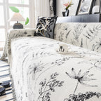 Chenille Giverny Couch Cover, Cozy Blankets for Sofa and Couch, Slip Covers for Couch Sectional