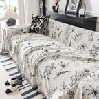 Chenille Giverny Couch Cover, Cozy Blankets for Sofa and Couch, Slip Covers for Couch Sectional