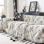 Chenille Giverny Couch Cover, Cozy Blankets for Sofa and Couch, Slip Covers for Couch Sectional