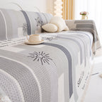 Chenille Sofa Cover Throw, Smile Couch Cover Blanket Throws for Couches, Soft Sofa Towel