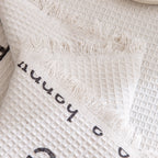Chenille Sofa Cover Throw, Smile Couch Cover Blanket Throws for Couches, Soft Sofa Towel