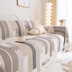 Chenille Sofa Cover Throw, Smile Couch Cover Blanket Throws for Couches, Soft Sofa Towel