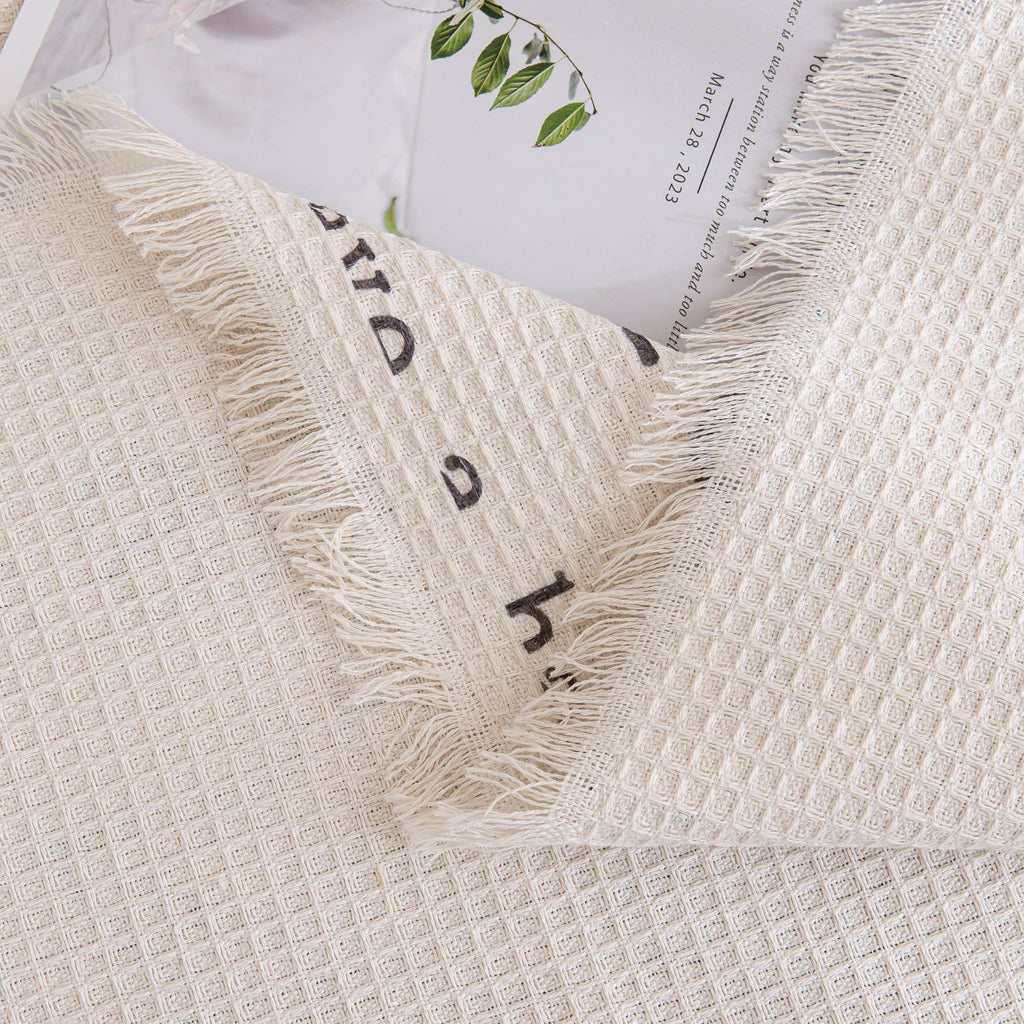 Chenille Sofa Cover Throw, Smile Couch Cover Blanket Throws for Couches, Soft Sofa Towel