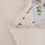 Chenille Sofa Cover Throw, Smile Couch Cover Blanket Throws for Couches, Soft Sofa Towel