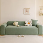 Elastic Stretch Sofa Cover Slipcover, Concentric Circle Jacquard Plush Couch Cover